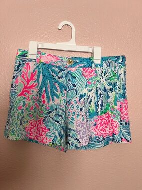 Lilly Pulitzer Coral Reef Print Shorts